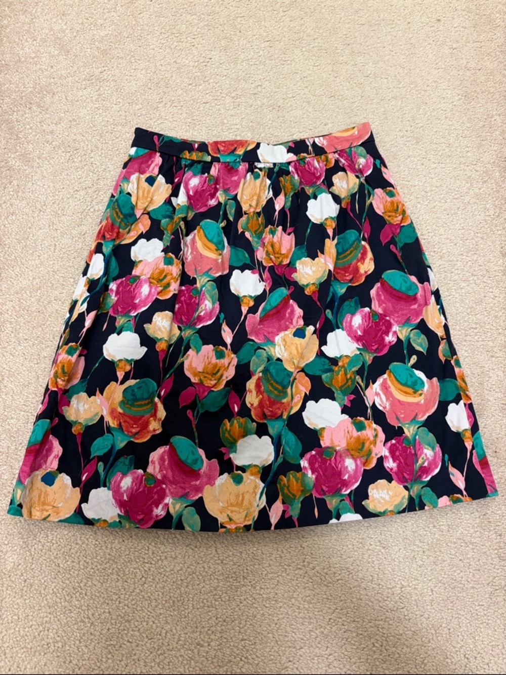 J. Crew Floral Skirt